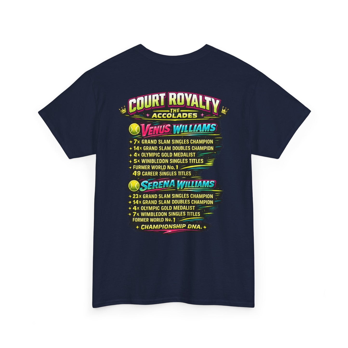 Court Royalty T-Shirt — Venus & Serena Tribute Tee