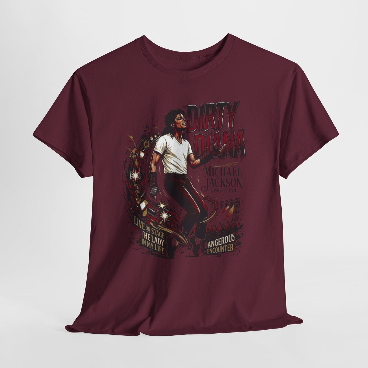 MJ Dirty Diana Graphic Tee — Retro Pop Icon T-Shirt