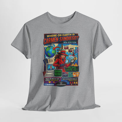 Carmen Sandiego Retro Game Poster T-Shirt