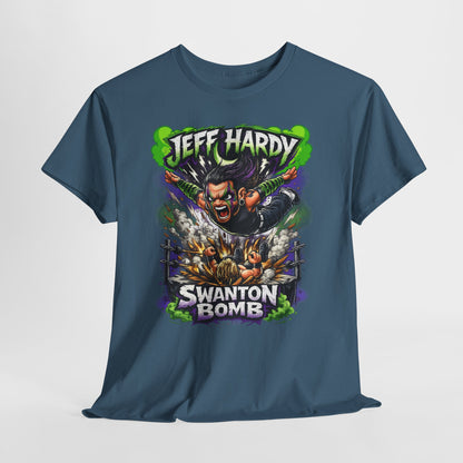 "Swanton Bomb" Graphic Tee — Pro Wrestler Vintage-Style Wrestling Shirt