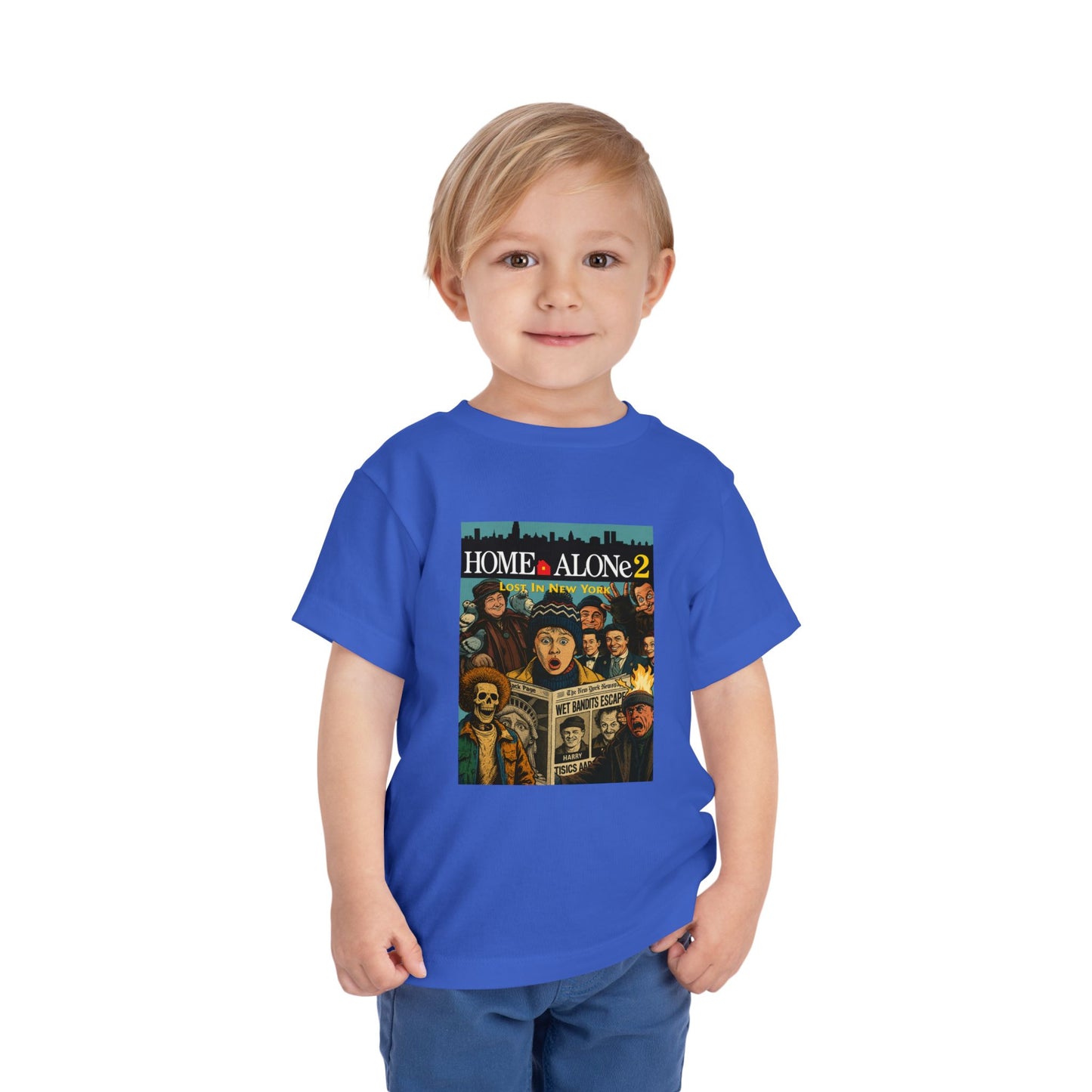 Home Alone 2 Toddler Tee - Fun Kid's Shirt for Movie Fans, Birthday Gift, Playtime, Family Movie Night, Holiday Apparel