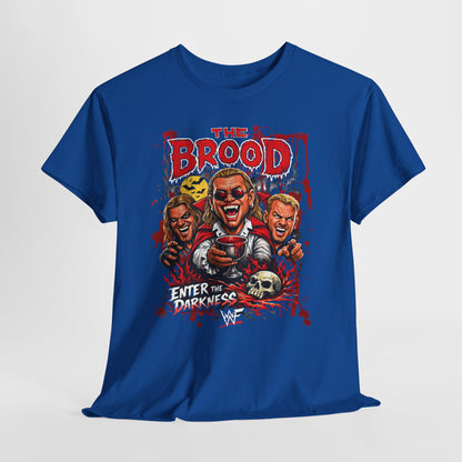 The Brood Horror Band Tee — “Enter the Darkness” Graphic T-Shirt