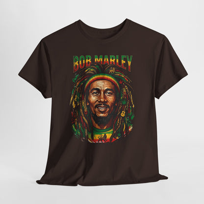 Reggae Legend Portrait Tee - Vintage Rasta Music Graphic T-Shirt