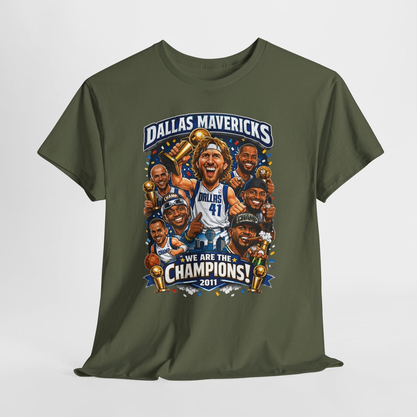 Dallas Mavericks Champions Tee – “We Are The Champions” Basketball Fan Shirt