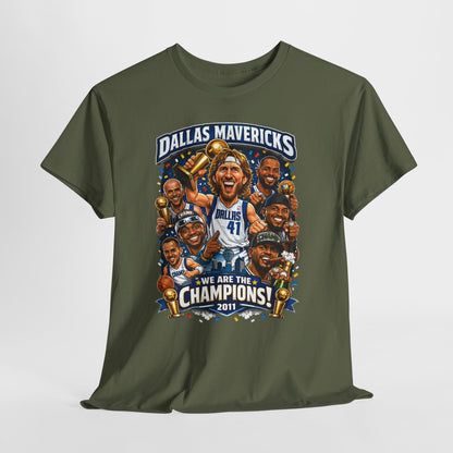 Dallas Mavericks Champions Tee – “We Are The Champions” Basketball Fan Shirt