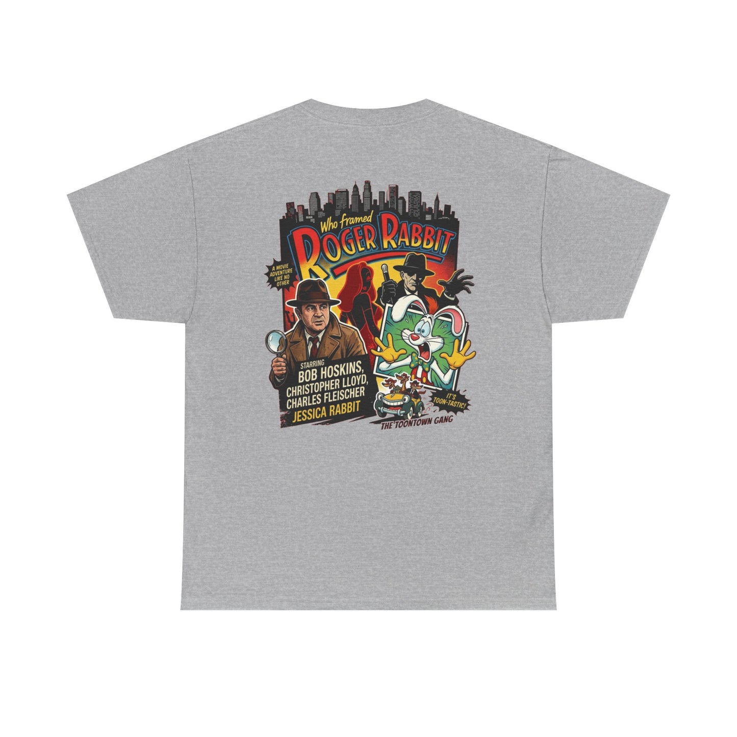 Who Framed Roger Rabbit Poster Tee — Retro Movie Graphic T-Shirt