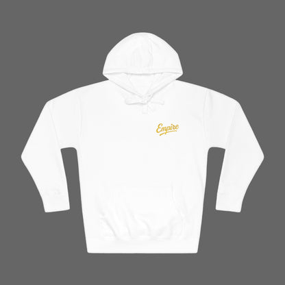 EMPIRE Unisex Fleece Hoodie with Embroidered Design