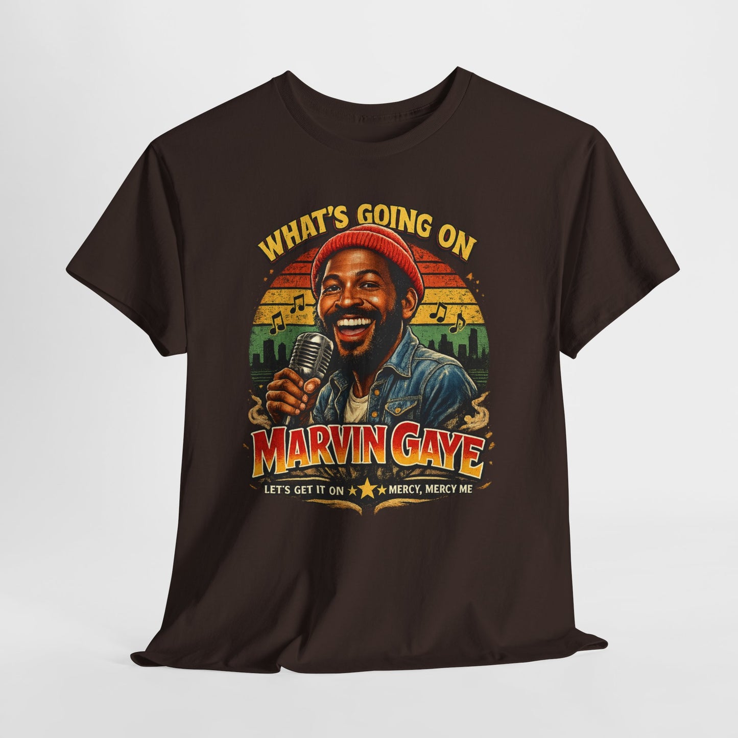 Marvin Gaye Tribute Tee, Vintage Music T-Shirt, Unisex Cotton Tee, Retro Style Shirt, Gift for Music Lovers, Perfect for Concerts
