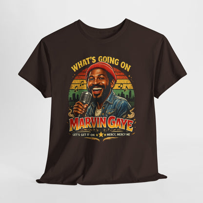 Marvin Gaye Tribute Tee, Vintage Music T-Shirt, Unisex Cotton Tee, Retro Style Shirt, Gift for Music Lovers, Perfect for Concerts