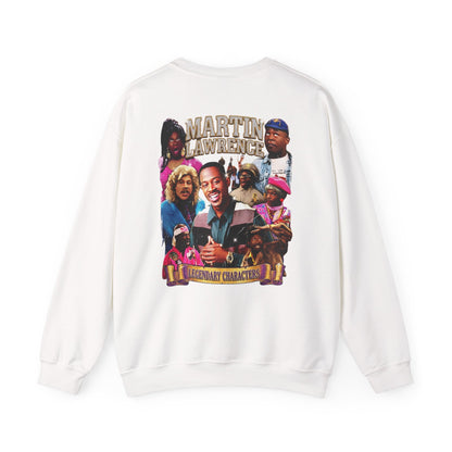 Martin Crewneck Sweatshirt — 'Legendary Characters' Retro TV Cast Graphic