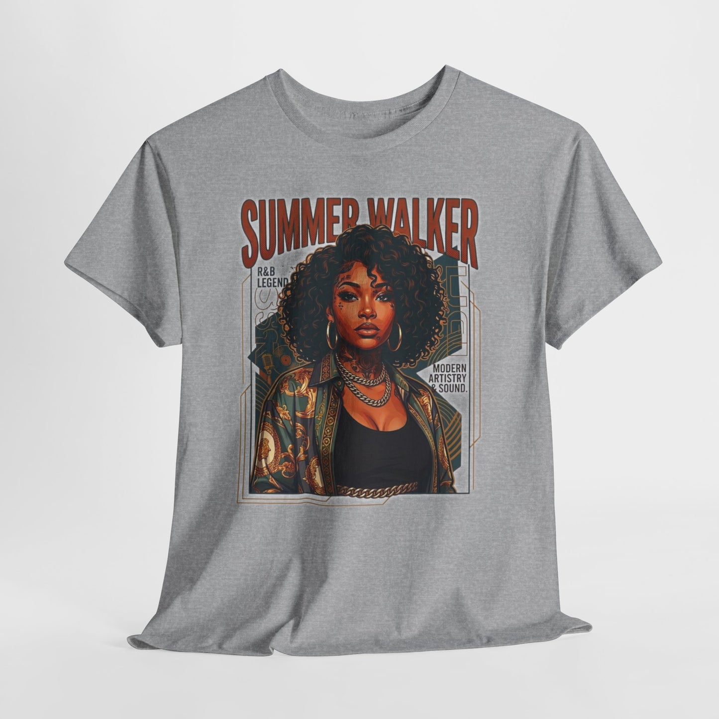 Retro Portrait Graphic Tee — "Summer Walker" Music Inspired Shirt