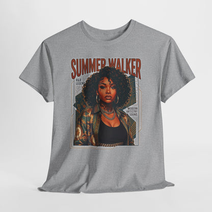 Retro Portrait Graphic Tee — "Summer Walker" Music Inspired Shirt
