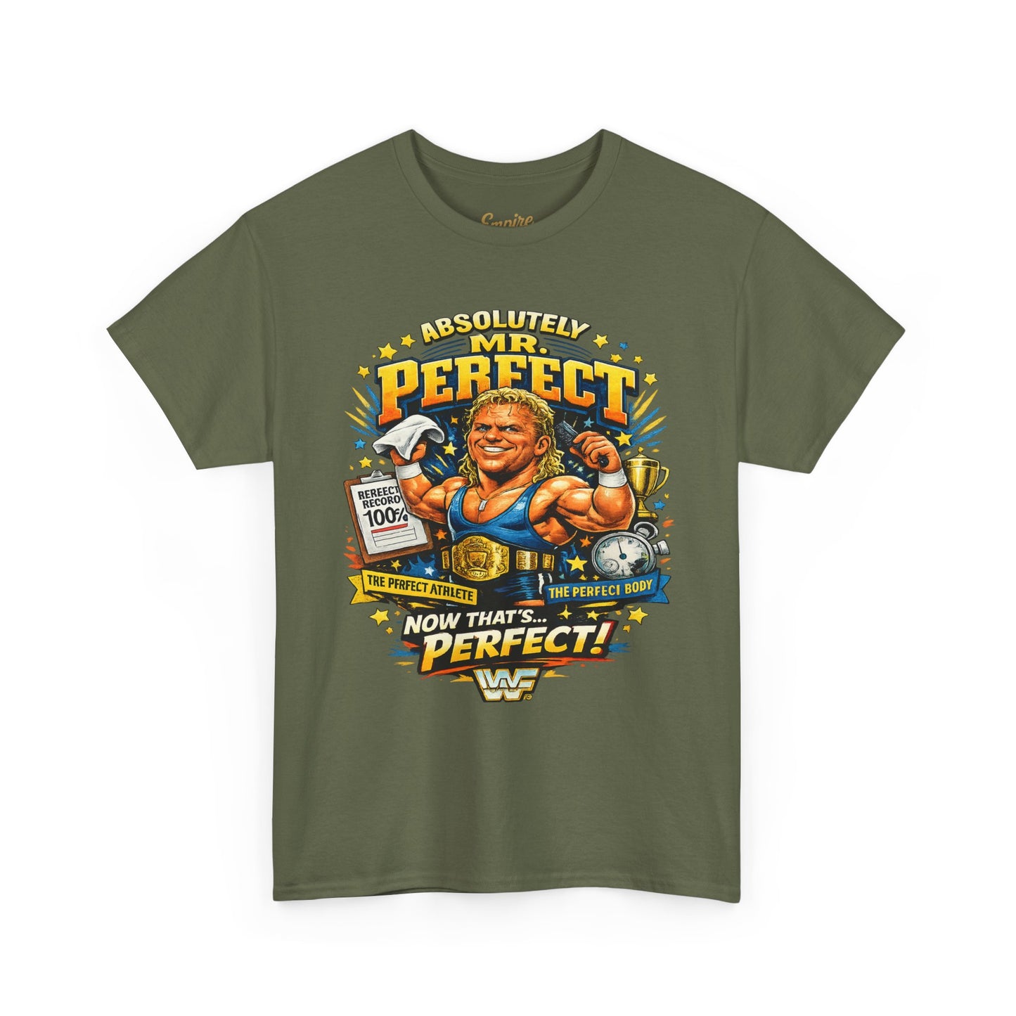 Retro Wrestling 'Mr. Perfect' Graphic Tee — Vintage WWF Wrestling Shirt