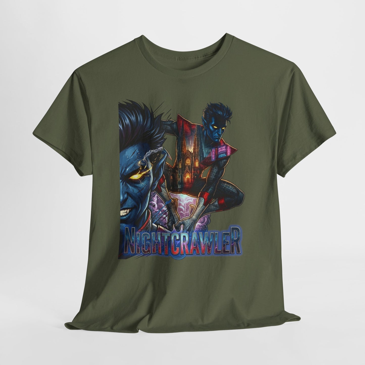 Nightcrawler Graphic Tee — Vintage Comic X-Men Design