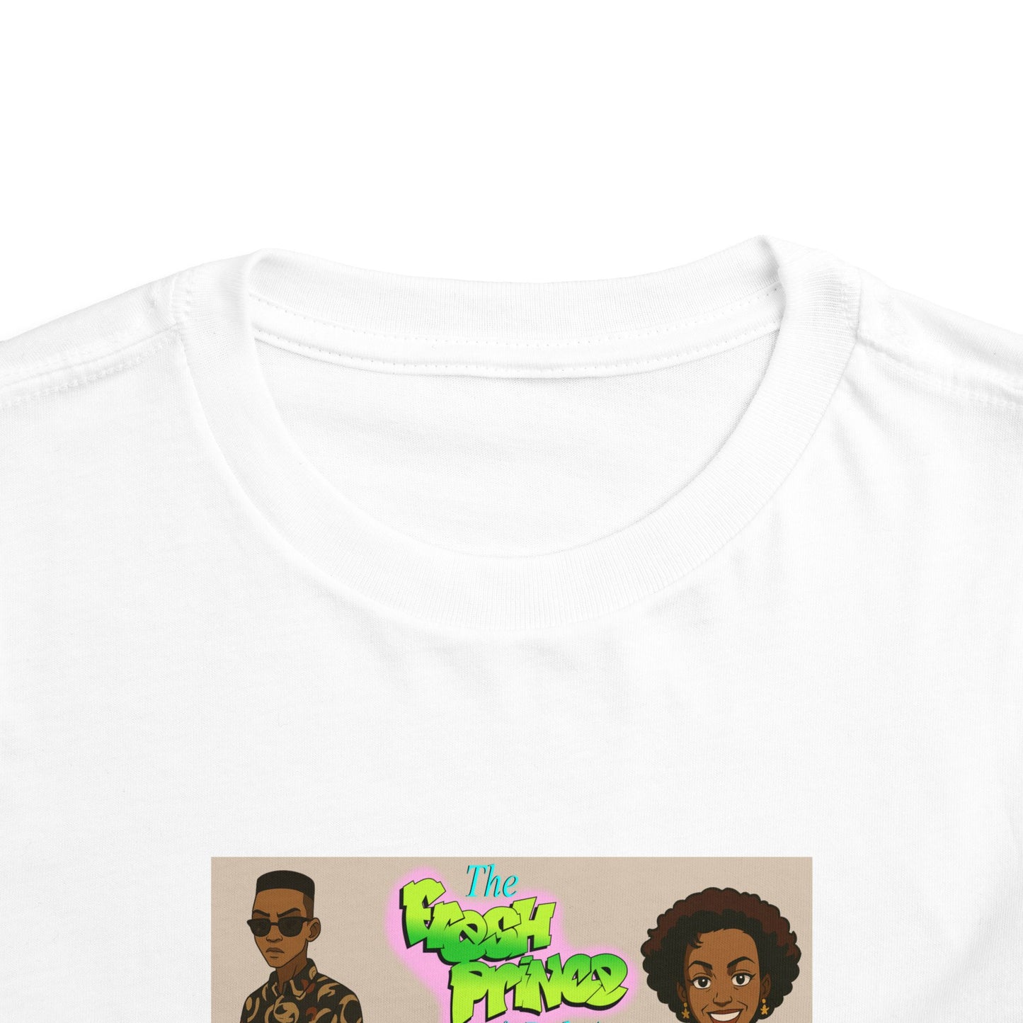 Cool Fresh Prince Cartoon Family Toddler Tee, Fun Kids T-Shirt, Unique Gift for Birthdays, Family Reunion, Playdate Outfit, Everyday Wear