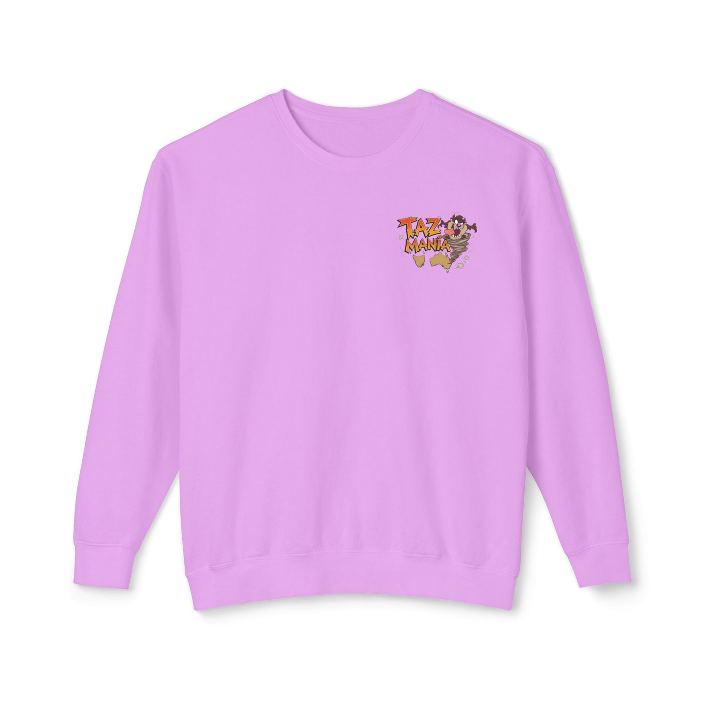Taz Mania Crewneck Sweatshirt – Retro Cartoon Graphic Pullover