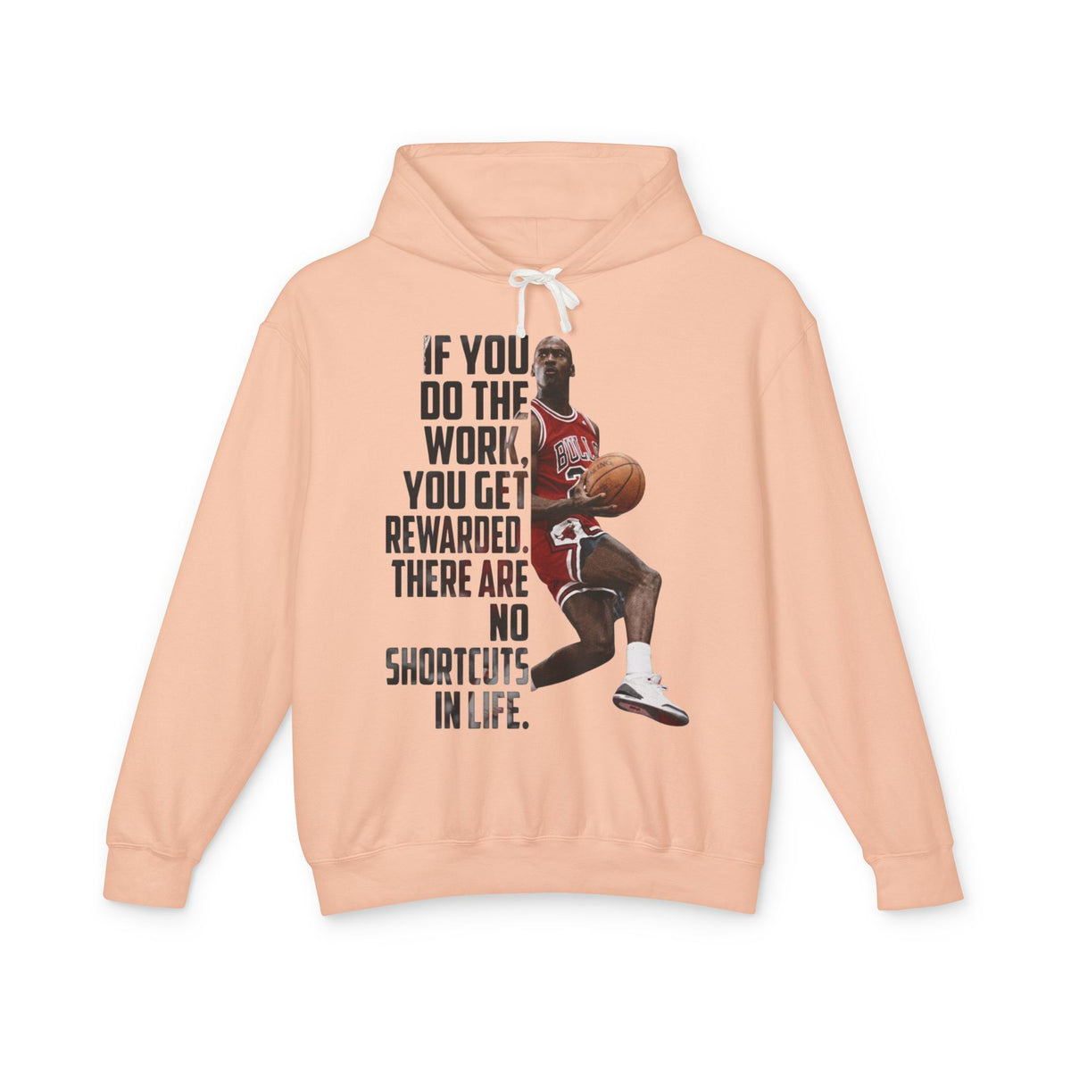 Inspirational Basketball Hoodie — "If You Do The Work, You Get Rewarded" Motivational Pullover