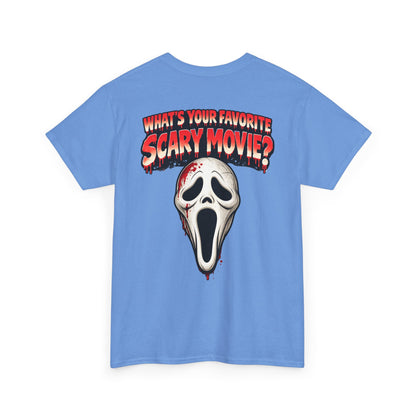 Scary Guy "Let's Get Stabby" Halloween Tee — Scream Mask Horror Movie T-Shirt