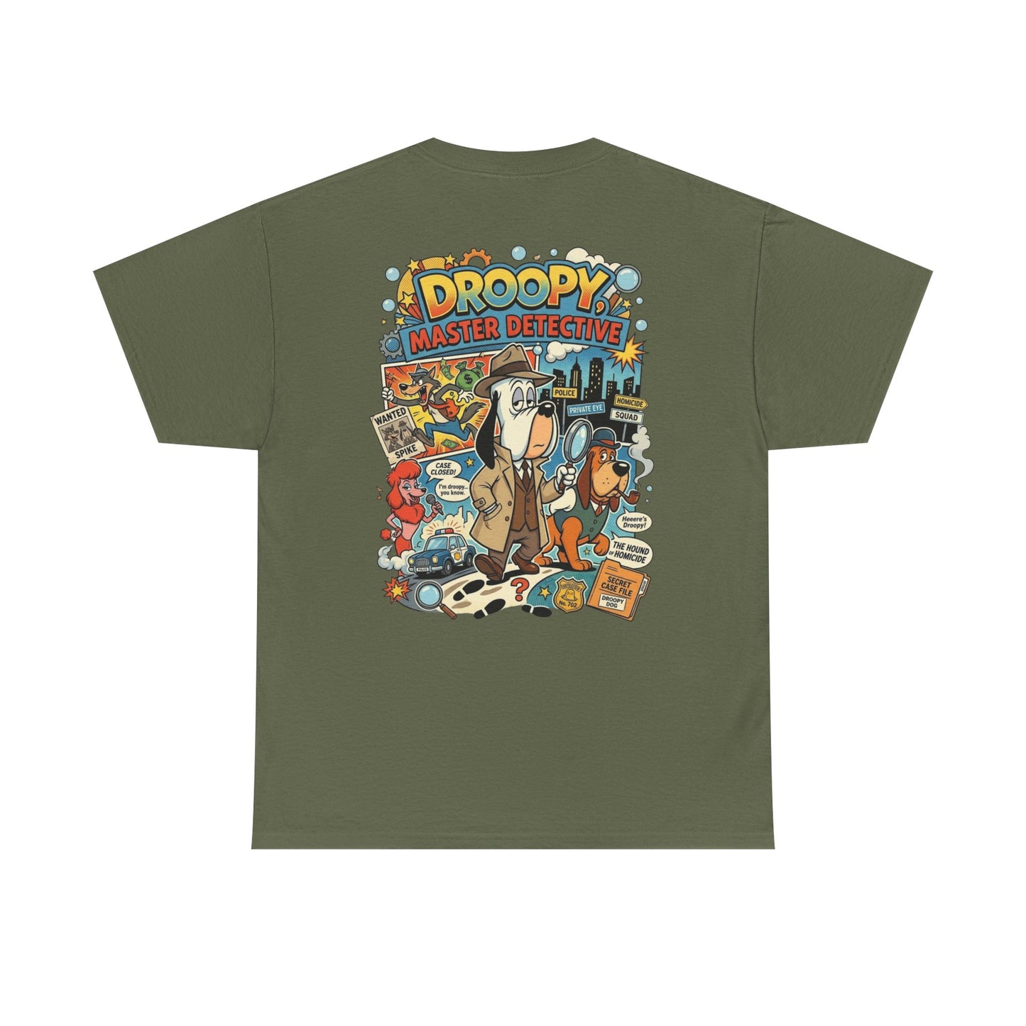 Graphic Tee — "Master Detective" Retro Cartoon T-Shirt