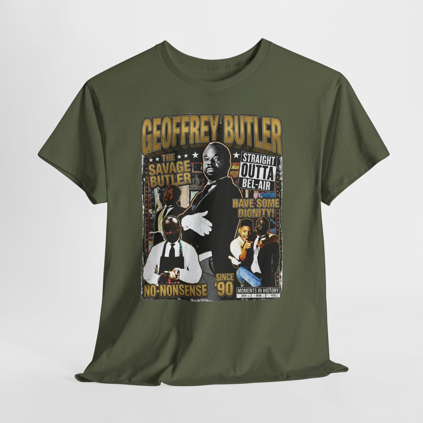 Geoffrey Butler Graphic Tee — "Savage Butler" Vintage Sitcom Tribute T-Shirt