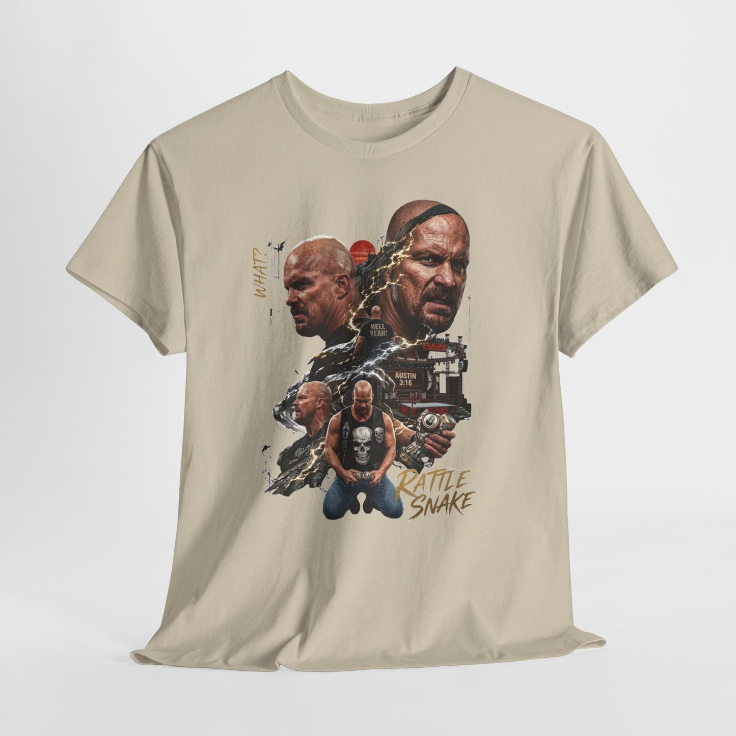 Vintage Stone Cold Austin 3:16 Collage Tee