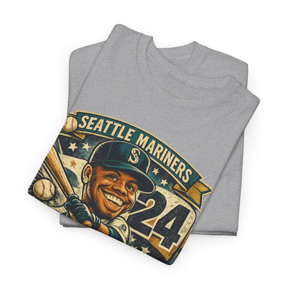 Griffey Jr. "The Kid" - Vintage Baseball Graphic T-Shirt