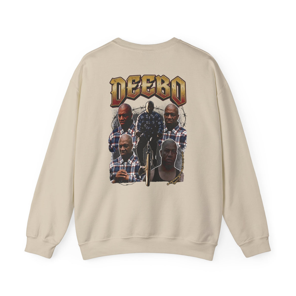 Deebo Graphic Crewneck Sweatshirt — Retro Streetwear Tribute