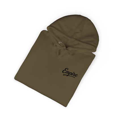 Empire Signature Embroidered Hoodie — Minimal Fleece with Black 'Empire' Logo