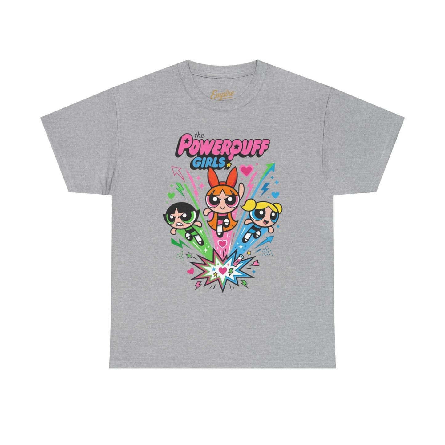 Powerpuff Girls Graphic Tee — Retro Cartoon Team Shirt