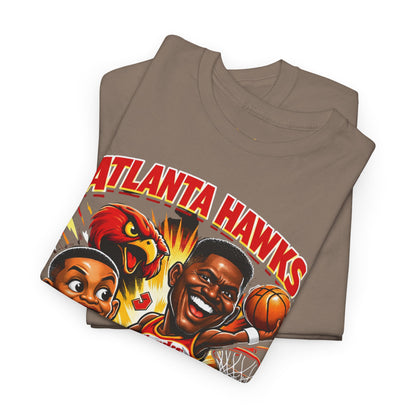Atlanta Hawks 'Spud & Nique' Graphic Tee — Retro Basketball Fans Shirt