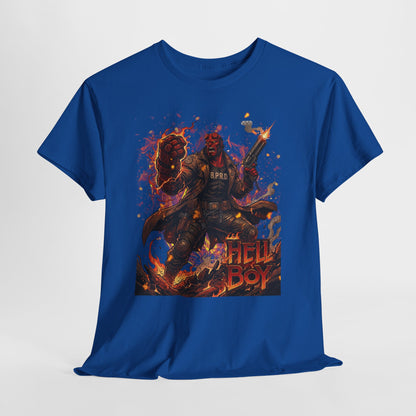 Hellboy Graphic Tee — Vintage Comic Illustration T-Shirt