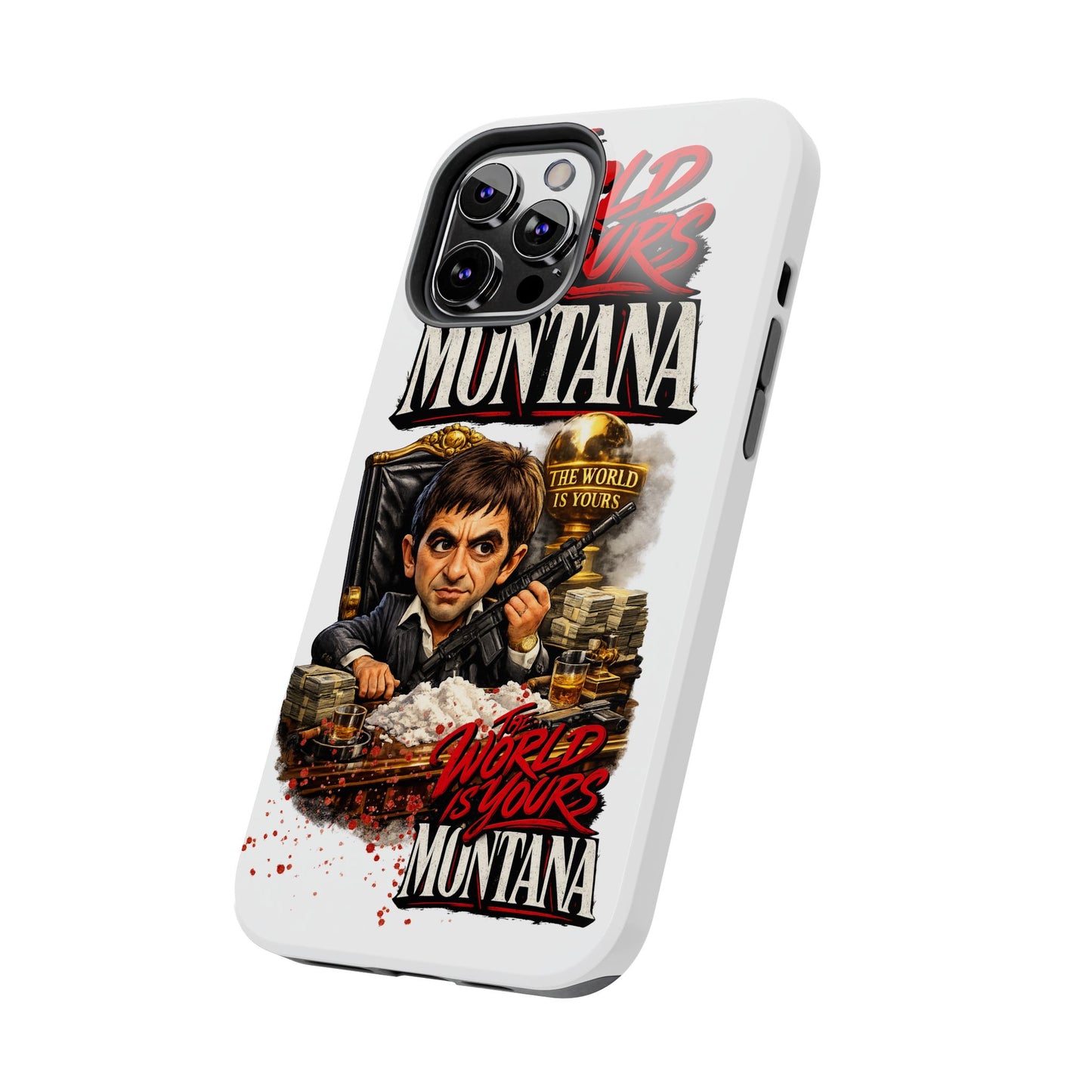 Tony Montana "The World Is Yours" Vintage Caricature Tough Phone Case