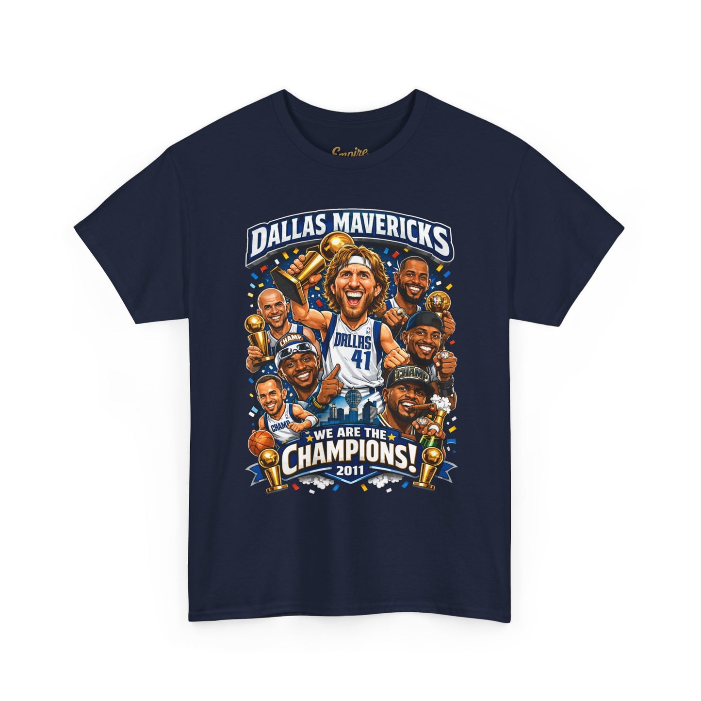 Dallas Mavericks Champions Tee – “We Are The Champions” Basketball Fan Shirt