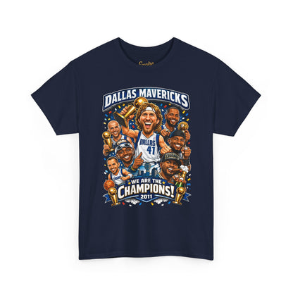 Dallas Mavericks Champions Tee – “We Are The Champions” Basketball Fan Shirt