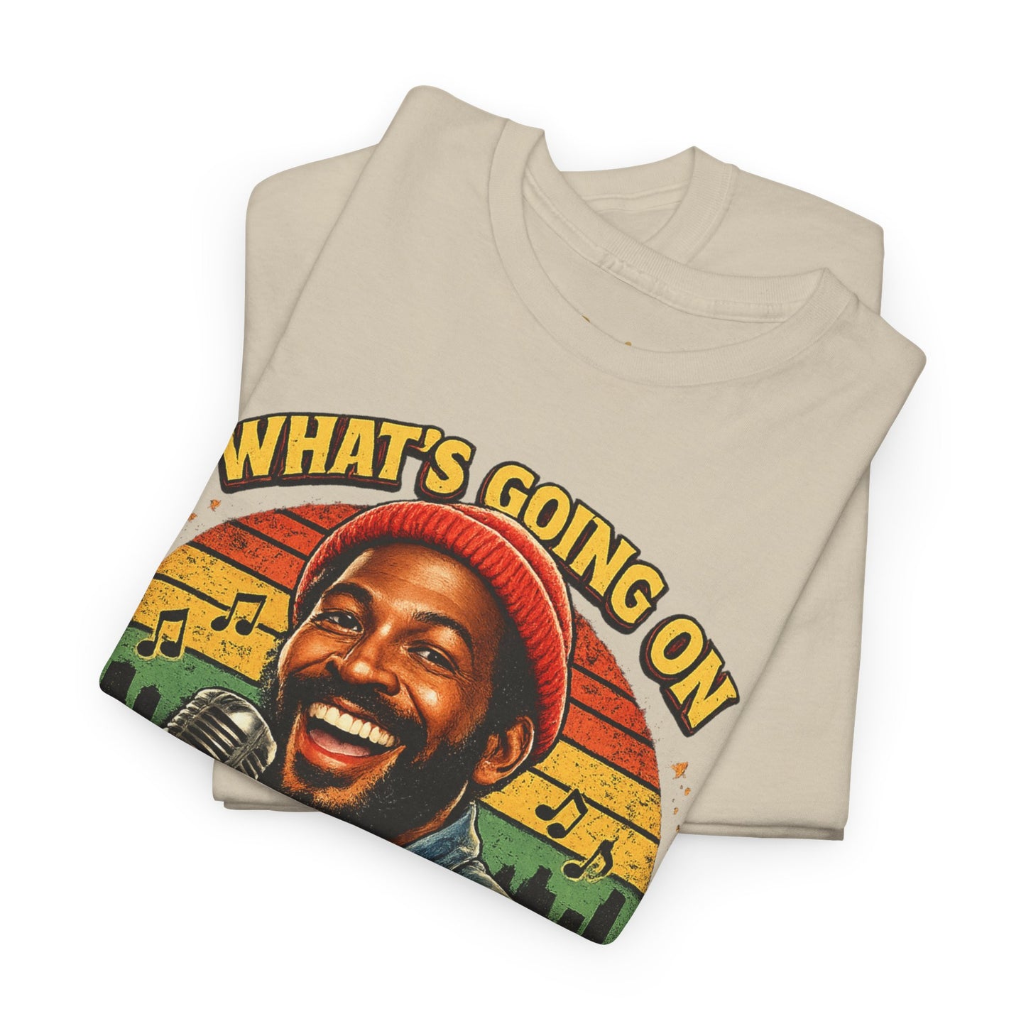 Marvin Gaye Tribute Tee, Vintage Music T-Shirt, Unisex Cotton Tee, Retro Style Shirt, Gift for Music Lovers, Perfect for Concerts