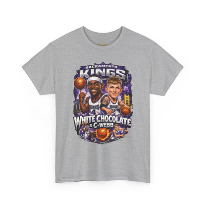 Sacramento Kings 'White Chocolate & C-Webb' Basketball Tee