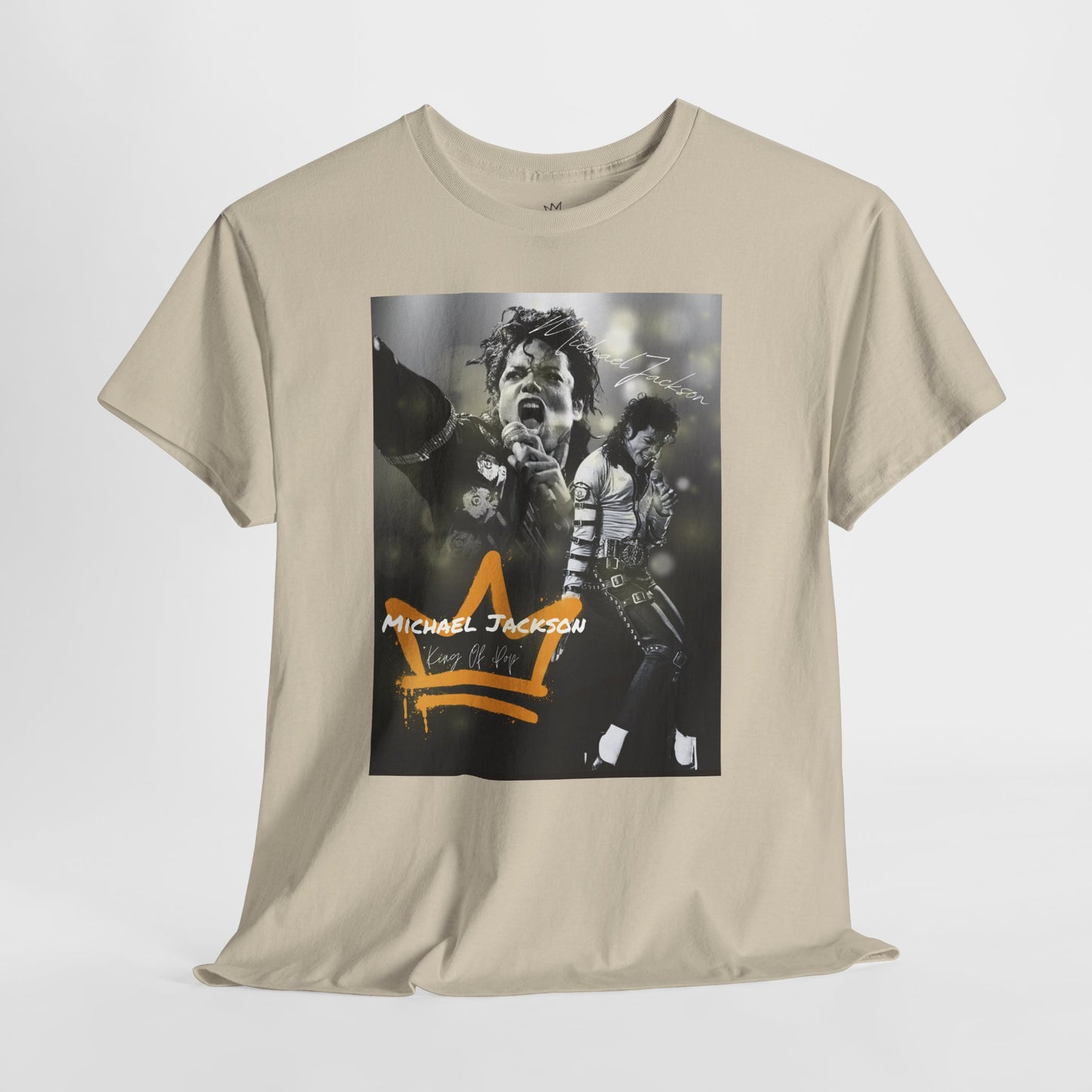 Michael Jackson Graphic Unisex Heavy Cotton Tee - Vintage Style Music Apparel