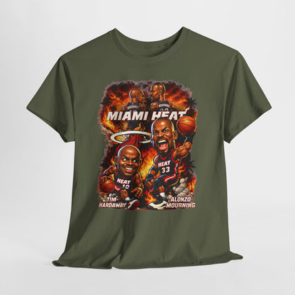 Miami Heat Retro Players Graphic Tee — Vintage Basketball Fan Shirt
