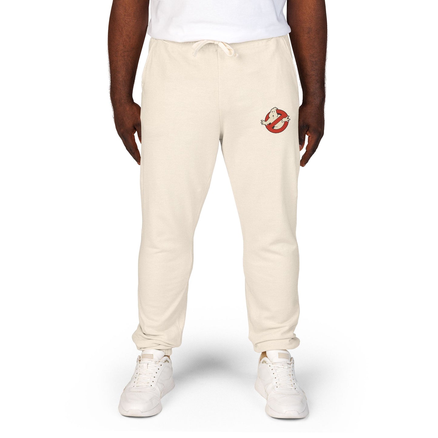 Ghostbusters Logo Sweatpants — Fleece Joggers with Ghost Emblem
