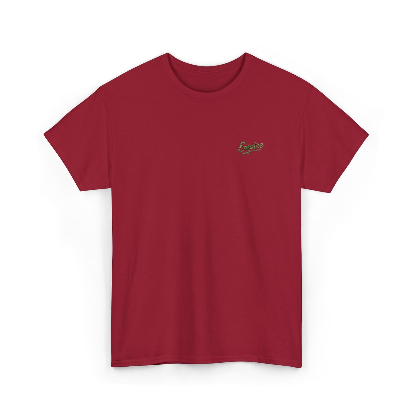 Signature Embroidered Empire Green Chest Logo T-Shirt