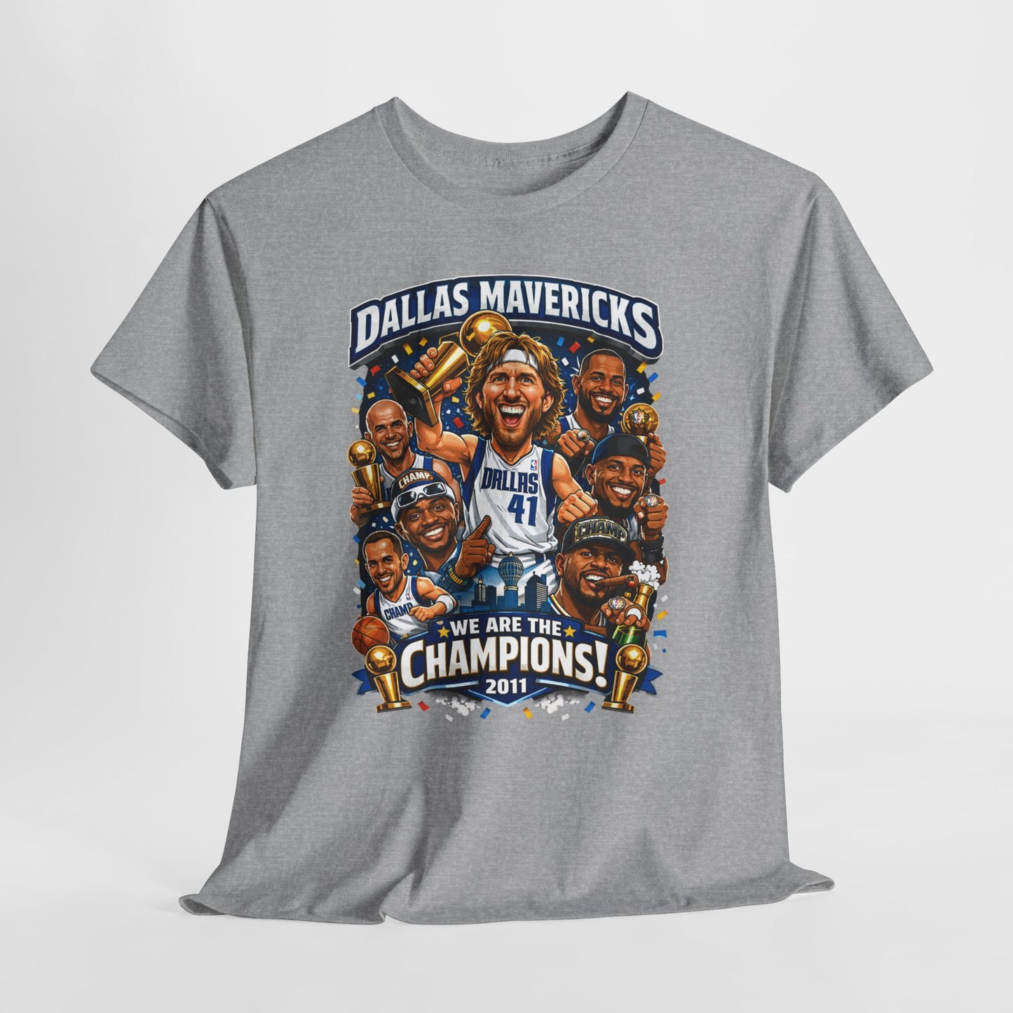 Dallas Mavericks Champions Tee – “We Are The Champions” Basketball Fan Shirt