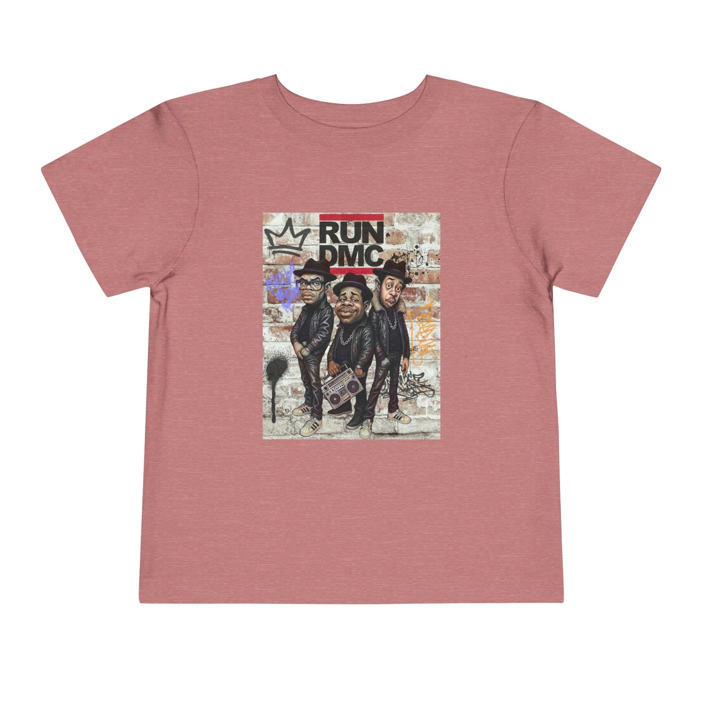 Toddler Short Sleeve Tee with Iconic Design, Hip-Hop Kids Shirt, Music Lover Gift, Birthday Outfit, Cool Toddler Apparel