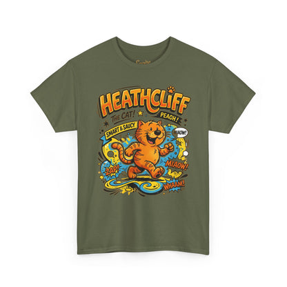 Heathcliff Retro Cat T-Shirt — Vintage Cartoon Graphic Tee