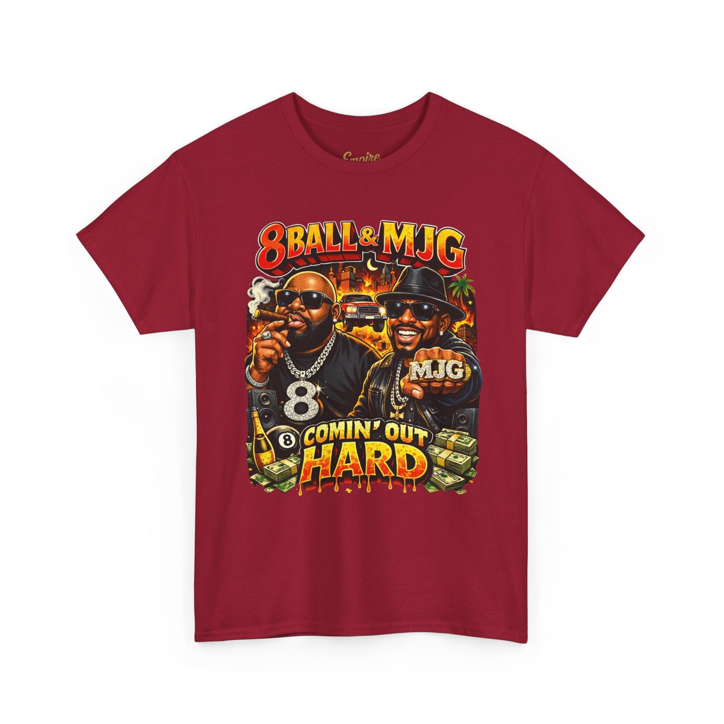 8Ball & MJG 'Comin' Out Hard' Vintage Hip-Hop Graphic Tee