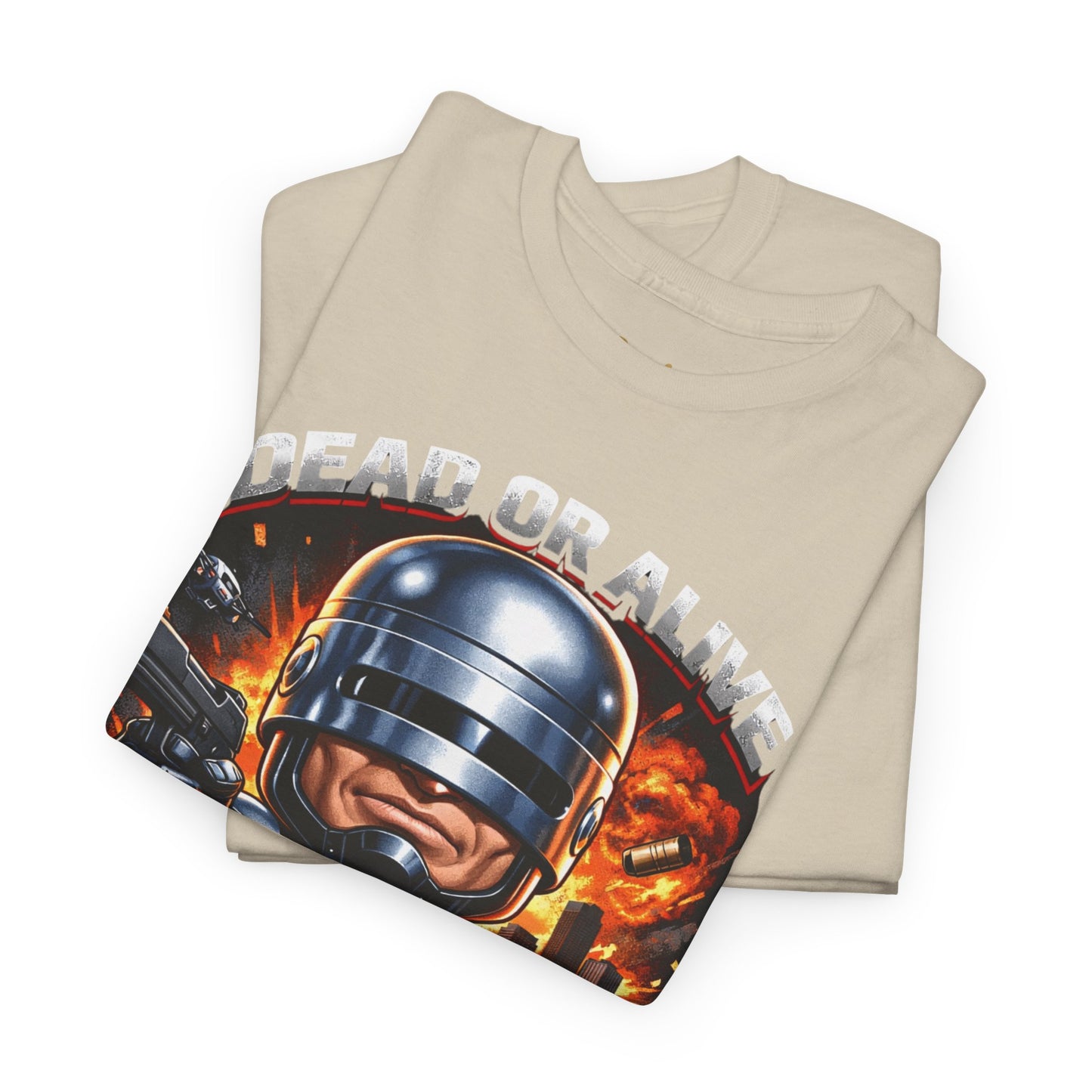 Robocop Graphic Tee — Retro Action Movie Shirt ("Your Move Creep")