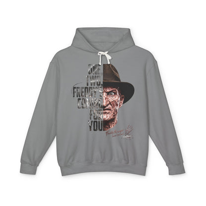 One, Two, Freddy’s Coming for You Horror Hoodie