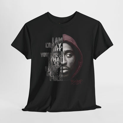 Roland Bishop 'I Am Crazy But You Know What Else I Don't Give A F**k' Hooded Portrait
