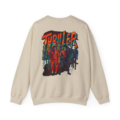 MJ Thriller Graphic Sweatshirt — Retro Michael Jackson Inspired Crewneck