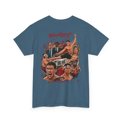 Bloodsport Movie Poster Tee — Retro Martial Arts Graphic T‑Shirt