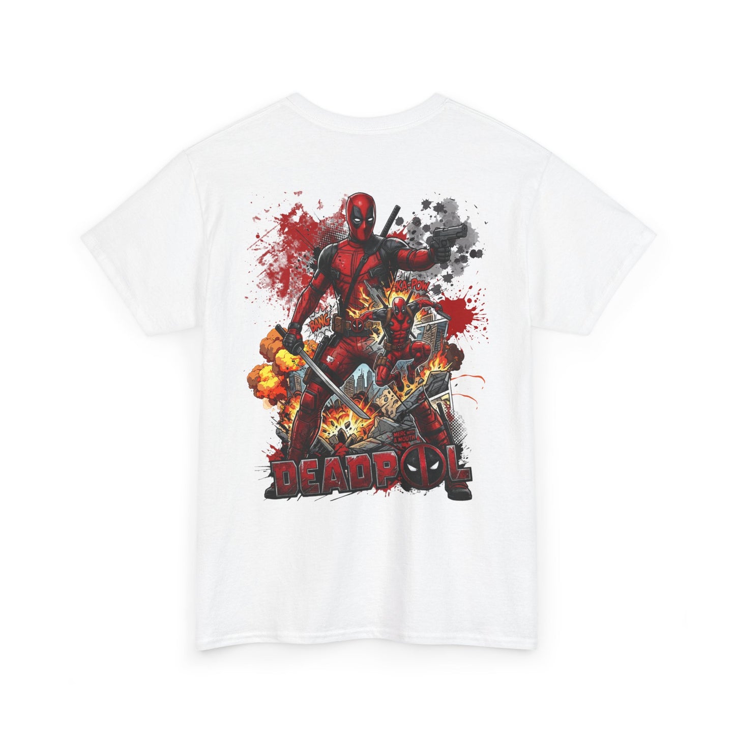 Deadpool Graphic Tee — Explosive Comic Superhero Shirt